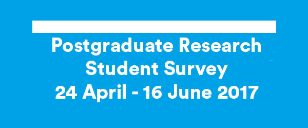 Postgraduate Research Student Survey Email Header